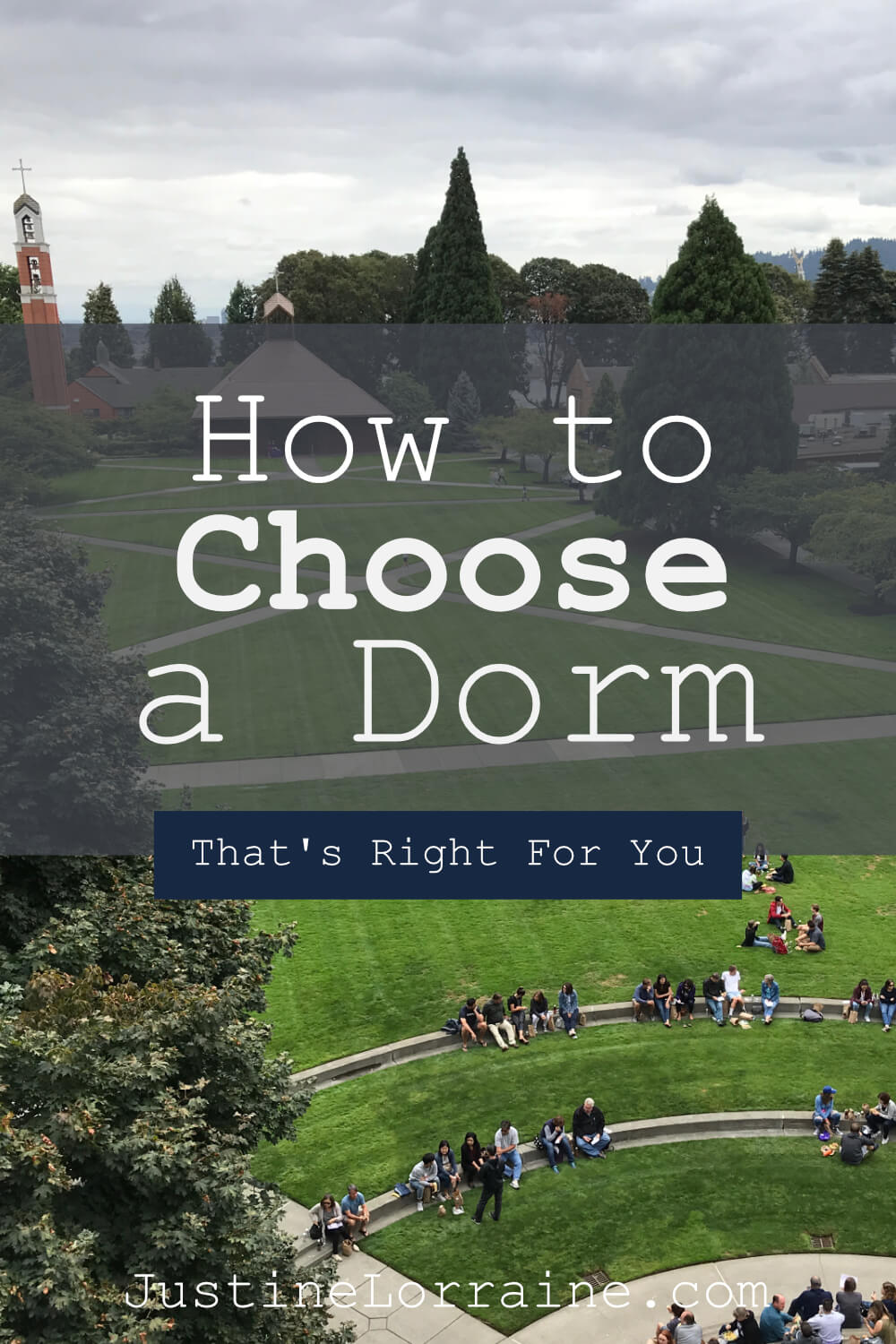 Living on campus can be a very different experience at different universities.  The options to choose a dorm are there, but not endless.