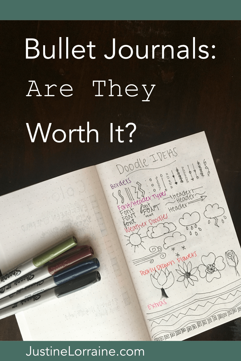 I tried using a Bullet Journal due to their popularity, hoping it would somehow improve my life. However, I don't believe they live up to the hype.