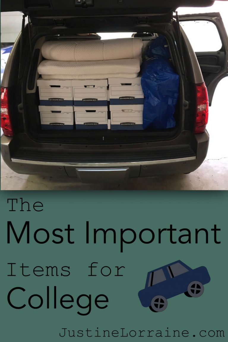 The Most Important Items For College