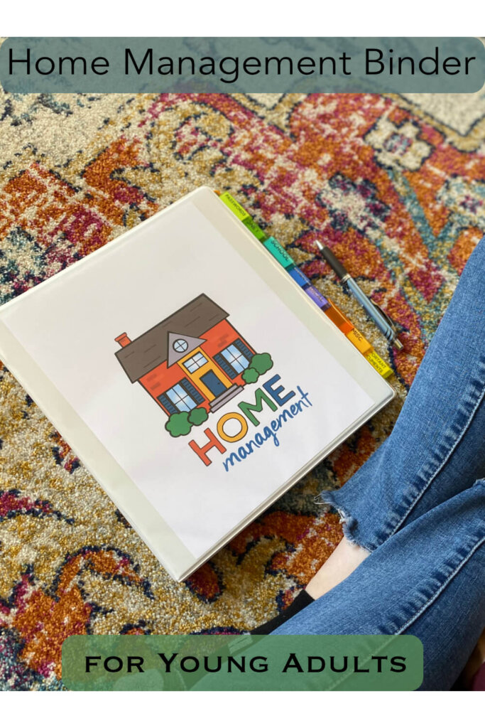 Home Management Binder for Young Adults 