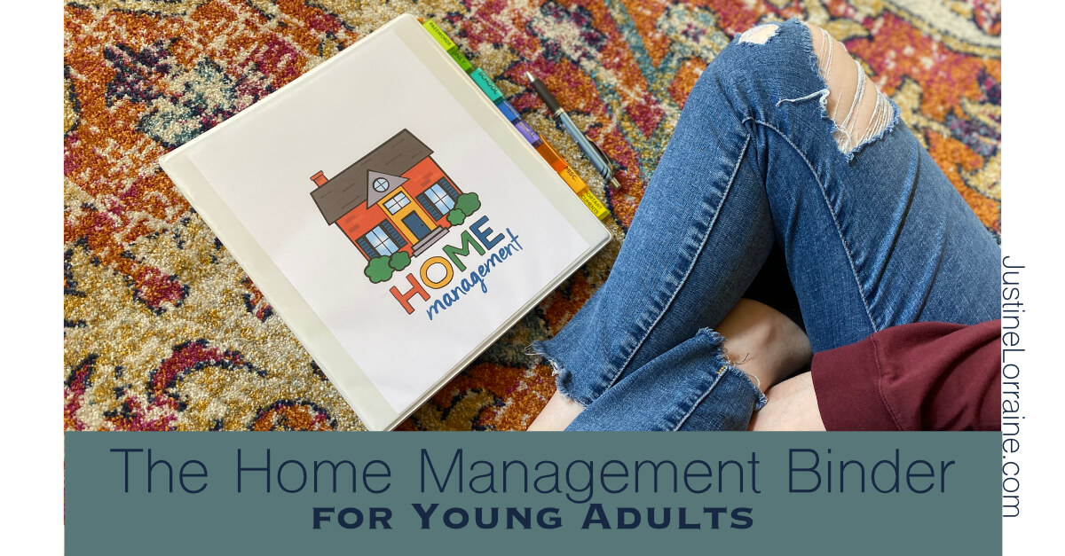 Home Management Binder for Young Adults